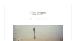 Desktop Screenshot of claresturges.co.uk